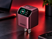 Il caricabatterie Ugreen Nexode Pro da 45 W nella colorazione Borgogna