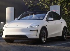 La nuova Tesla Model Y. Volkswagen ha battuto Tesla al primo posto nel mercato europeo degli EV, mentre le immatricolazioni del SUV elettrico sono diminuite (fonte: Tesla)