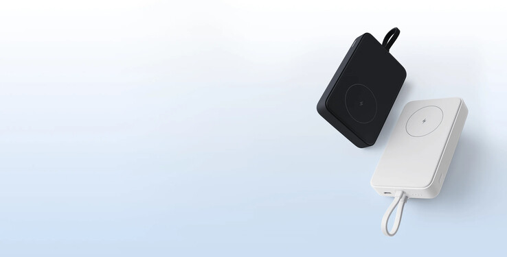 La Xiaomi 33W Magnetic Power Bank 10000 con cavo integrato. (Fonte immagine: Xiaomi)