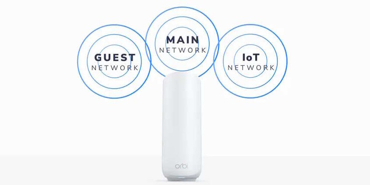 Questi dispositivi mesh WiFi 7 possono creare più reti separate (Fonte: Netgear)