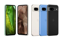 Google rilascerà il Pixel 8a in quattro opzioni di colore. (Fonte immagine: vari - modifica)