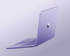 Il nuovo Surface Laptop da 13 pollici nella variante di colore Violet.