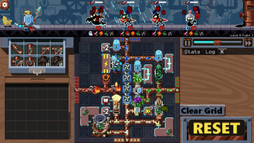 Un'immagine che mostra un'altra scena di gioco di Clockwork Cleanup. (Fonte: Steam)