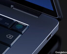 I computer portatili Googlebook saranno alimentati da processori Intel Qualcomm e MediaTek. Nella foto: un rendering promozionale di un computer portatile a marchio Google.