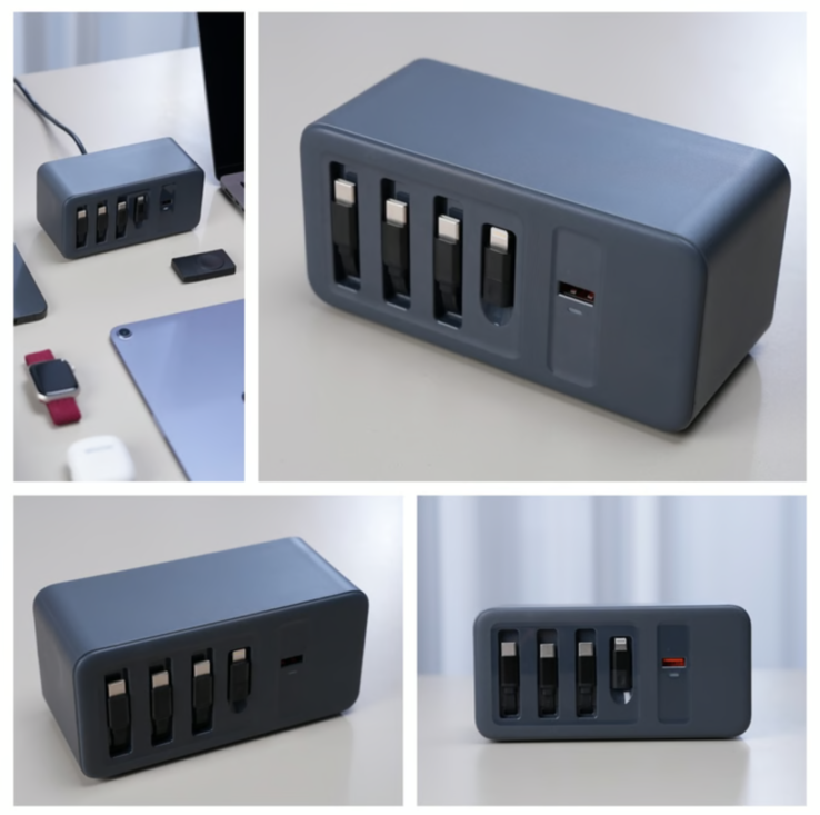 La soluzione di ricarica Muitavy 200W 4-in-1. (Fonte: Muitavy)