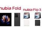 Per la prima volta, Nubia lancerà due nuovi smartphone pieghevoli. (Fonte: Evan Blass)