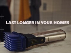 Un trimmer Philips con un pettine stampato in 3D attaccato alla testa. (Fonte: Philips)