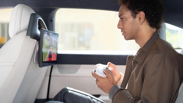 PlayStation Portal montato sul sedile posteriore di Sony Honda Afeela 1 EV (Fonte: Sony Honda Mobility)