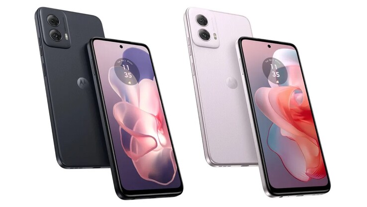 Il Moto G Power 5G 2024 nei colori Midnight Blue e Pale Lilac. (Fonte: Motorola)