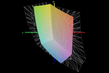 59.7 per cento sRGB