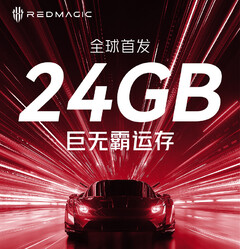 Il RedMagic 8S Pro sarà uno dei primi smartphone a essere lanciato con 24 GB di RAM. (Fonte: Nubia)