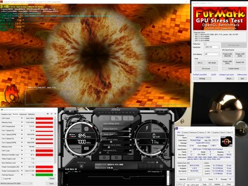 Stress test con FurMark (PT 111%)