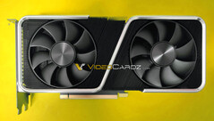 L'RTX 3060 Ti Founders Edition, secondo Videocardz. (Fonte immagine: Videocardz)