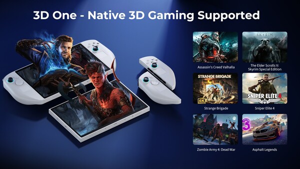 Abxylute 3D One ha dei controller staccabili.