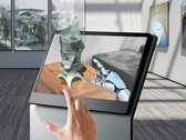 Un dispositivo SpatialLabs Pro in azione. (Fonte: Acer)