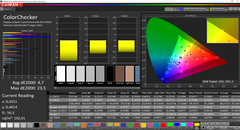 CalMAN: ColorChecker - calibrato