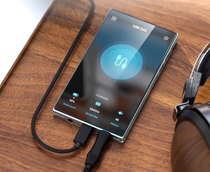 Il lettore audio digitale Fiio JM21 2026 può essere utilizzato come convertitore audio digitale ad alta risoluzione con i computer portatili. (Fonte: Fiio)