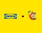 IKEA ha fatto un annuncio relativo all'Äpple con un'immagine (sopra) sui social media. (Fonte: IKEA via Facebook)