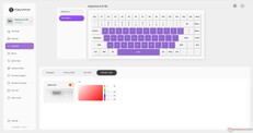 Retroilluminazione personalizzata Keychron K3 HE; indicatore di blocco delle maiuscole