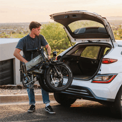 La bicicletta elettrica Lectric XP4 ha un design pieghevole (Fonte: Lectric)