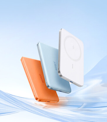 Le tre opzioni di colore del power bank