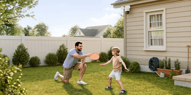 La telecamera di sicurezza TrackFlex ha un design a doppio obiettivo 2-in-1 (Fonte: Reolink)