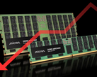 Moduli Micron DDR5 DRAM (modificato con Canva).