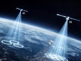 Un'illustrazione dei fasci satellitari mobili.
