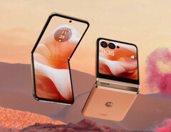 Il Razr 50 Ultra dovrebbe assomigliare al suo predecessore, nella foto. (Fonte: Motorola)