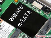 Un modulo UMTS o mSATA SSD possono essere installati separatamente.