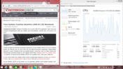 Fluido il multitasking con 30 schede browser aperte.