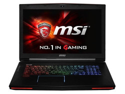 MSI GT72. Test model provided by MSI Deutschland.