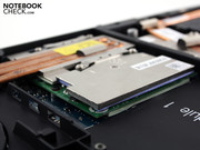 La Geforce GTX 460M è collegata alla scheda madre tramite MXM, assicurando la connessione al sistema Alienware.