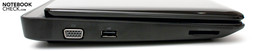Lato Sinistro: VGA, USB 2.0, 3-in-1 Cardreader