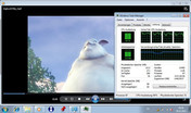Big Buck Bunny 720p mp4 fluido CPU 70-95%