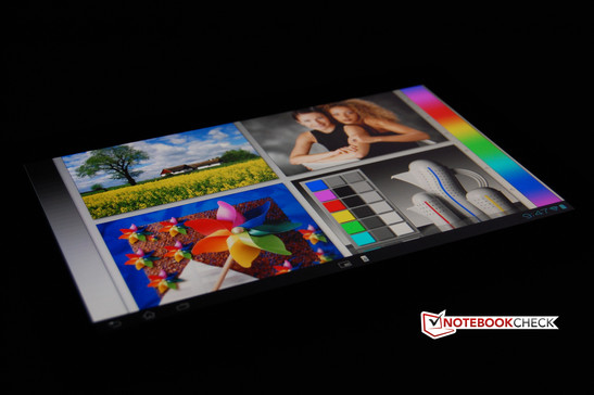 Angoli di visualizzazione: Sony Xperia Tablet S