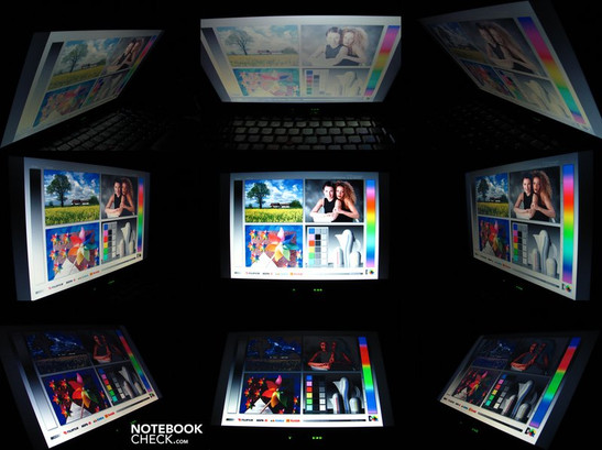 Angoli di visuale del Lenovo ThinkPad X201