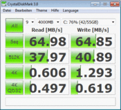 CDM 65 MB/s lettura