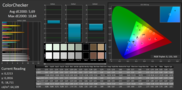 CalMAN ColorChecker senza calibrazione