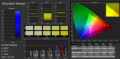 Saturazione del colore (calibrato)