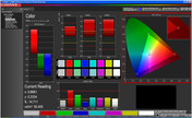 Precisione del colore CalMan, modalità: dynamic