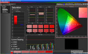 Saturazione del colore CalMan, modalità: professional photo