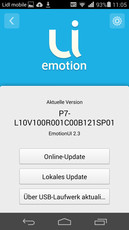 Huawei installa Android 4.4.2 KitKat con la EmotionUI version 2.3 proprietaria.