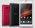 L'Xperia SP è disponibile in rosso, nero e bianco.