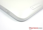 Interessante: bordi arrotondati e di classe ed impressione minimalista dell'HP Slate 8 Pro.