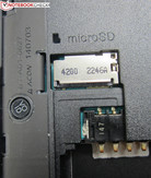 Lo slot MicroSD...