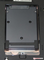 Il second flap consente l'accesso all'hard drive.
