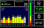 Il test App GPS evidenzia un'ottima ricezione nonostante il case metallico.