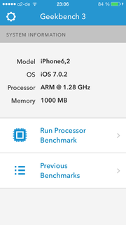 Il benchmark Geekbench 3 ha analizzato un iPhone 6.2. E tecnicamente, si tratta del sesto iPhone realizzato fino ad oggi.