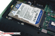 Troviamo installato un hard disk WD da 320 GB e 5400 rpm.